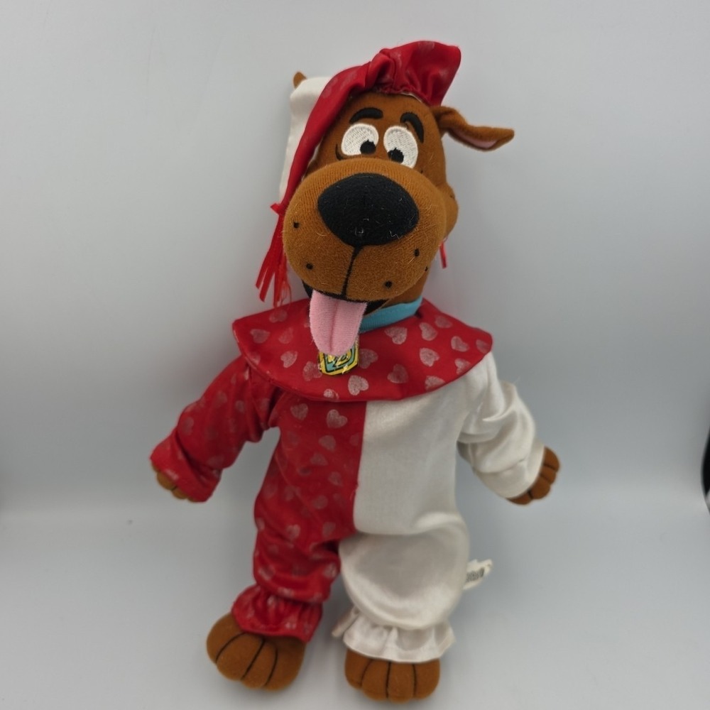 2005 Toy Factory Cartoon Network "Scooby-Doo" with Clown Costume 16" Plush